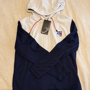 Men's Navy and white Golf Hoodie